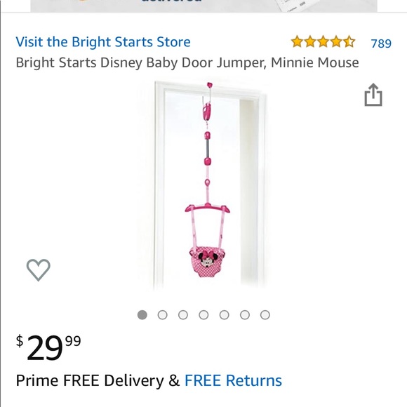 minnie mouse door jumper